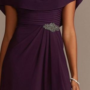 Pleated Cowlneck Sheath Dress

ALEX EVENINGS